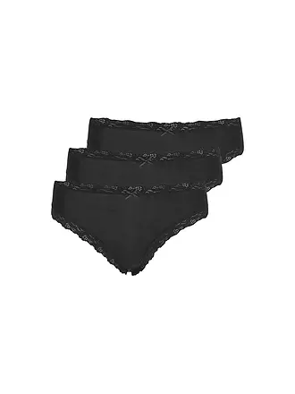 NINA VON C | Jazzpants 3er-Pkg tinto rosso | schwarz